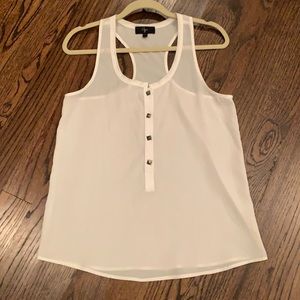 Aqua Bloomingdales Racerback dressy tank top